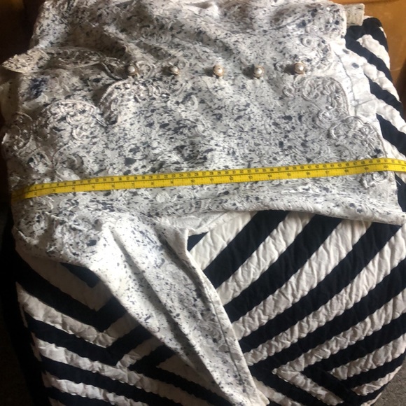 Retro 80s Up-cycled Splatter Paint Jacket Size 10 - Picture 14 of 16